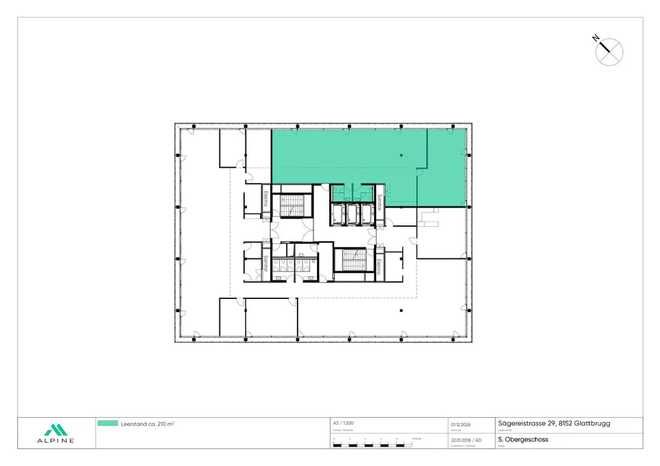 Exklusive Bürofläche mit Panoramablick über Glattbrugg – Foto 11 von 11