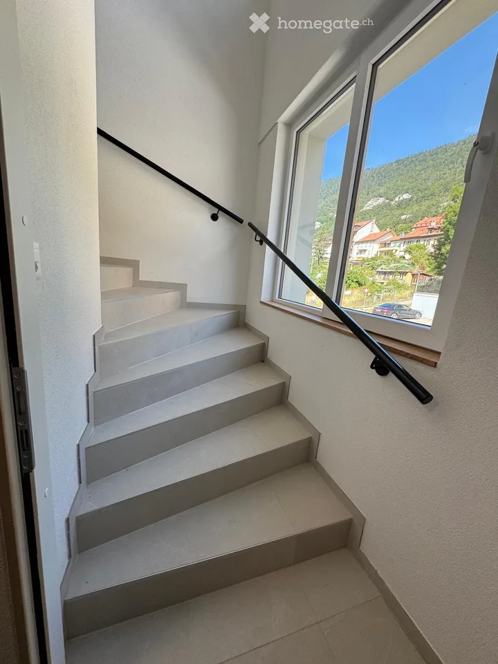 Charmantes 3-Zimmer-Wohnung mit Terrasse in Vallorbe