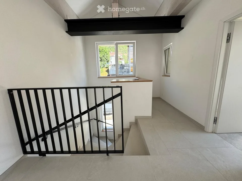 Charmantes 3-Zimmer-Wohnung mit Terrasse in Vallorbe