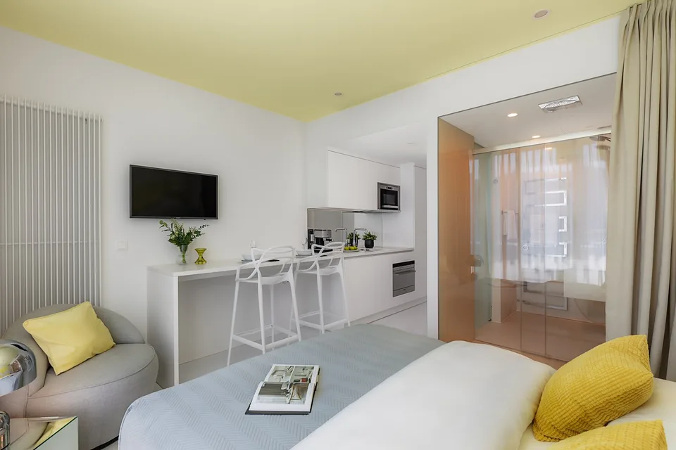 Studio Mini, Kitchenette - Appartement meublé avec ménage hebdomadaire inclus – photo 10 sur 13