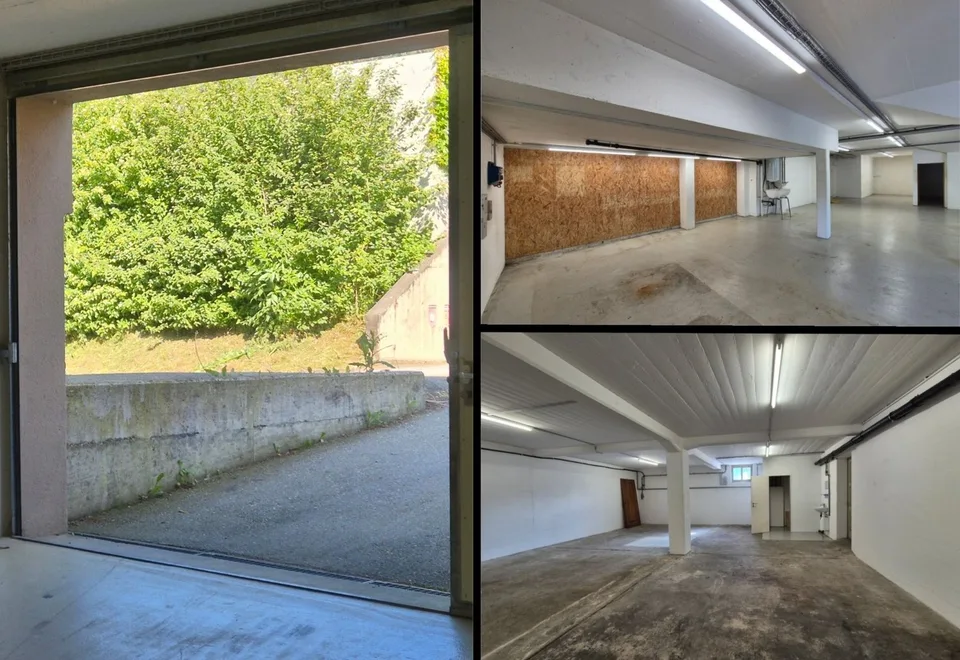 266 m² Gewerbefläche im UG an der Bahnhofstrasse in Mellingen