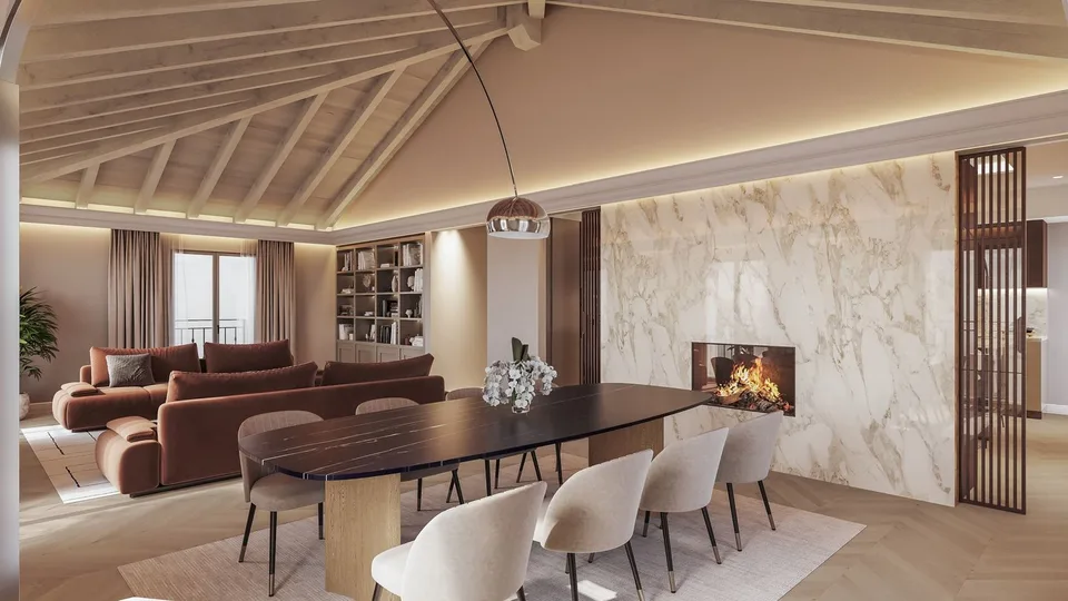 ELEGANTES PENTHOUSE 5.5 ZIMMER IM HERZEN DER STADT