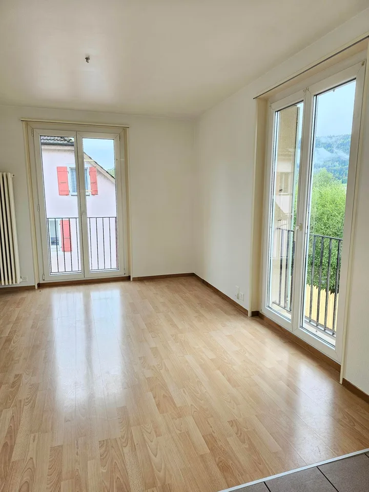 Charmant appartement de 3 pièces au centre du village de Môtiers