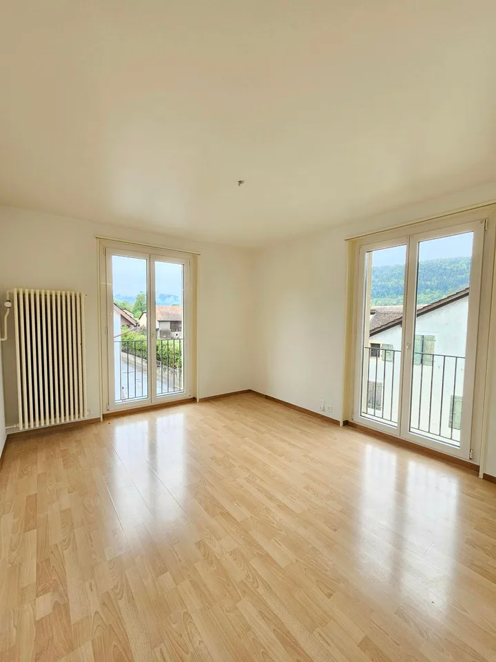 Charmant appartement de 3 pièces au centre du village de Môtiers