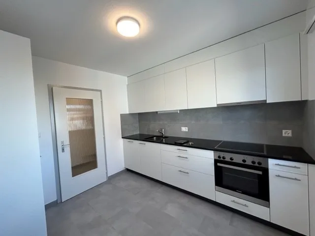 Appartamento di 4.5 locali, in un edificio completamente ristrutturato al 3° piano con balcone