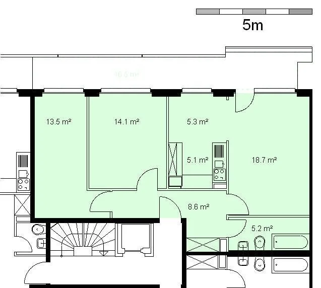 Tolle Wohnung mit grosszügigem Balkon an ruhiger Lage – Foto 6 von 6