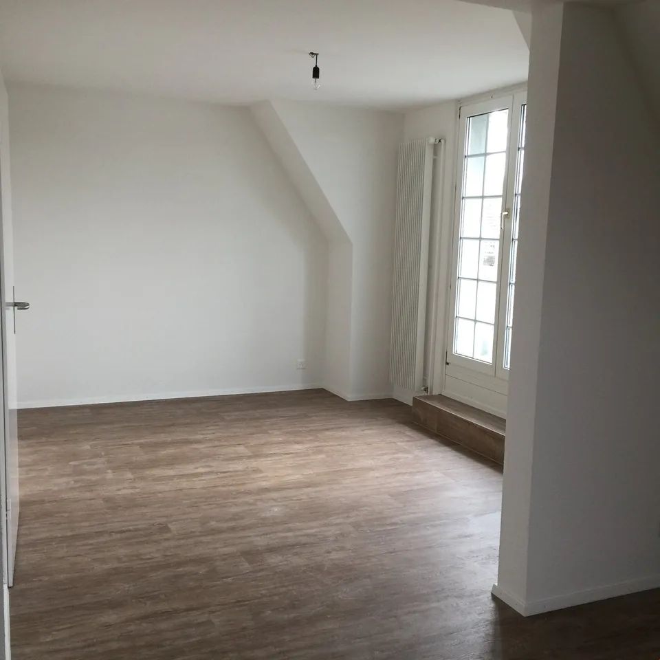 Grosse, heimelige 3,5 Zimmer Dachwohnung mit Balkon