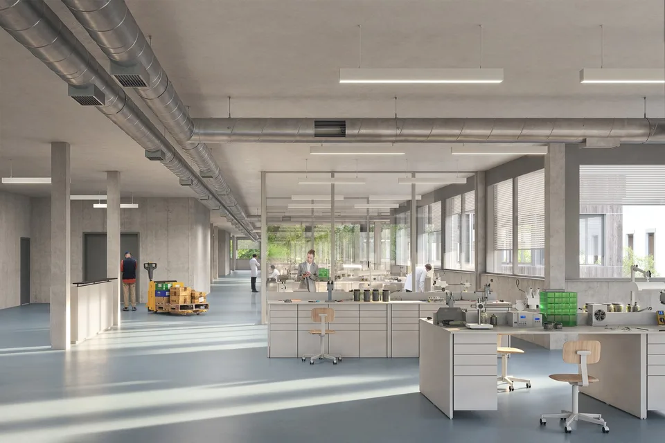 Quarz’up - Neues Gebäude - Rohfläche von 785 m² zur Miete