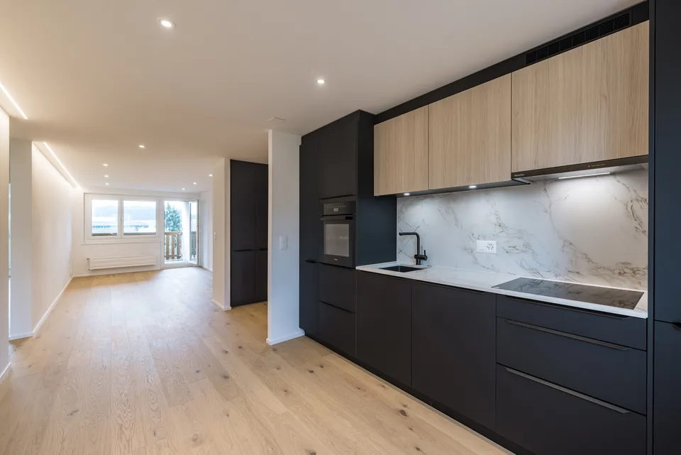 Villaz-St-Pierre - 3.5-Zimmer-Wohnung komplett renoviert