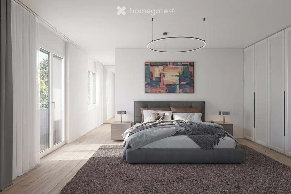 Habitation moderne dans un environnement vert – Projet de construction neuve HALDENPARK à Nürensdorf