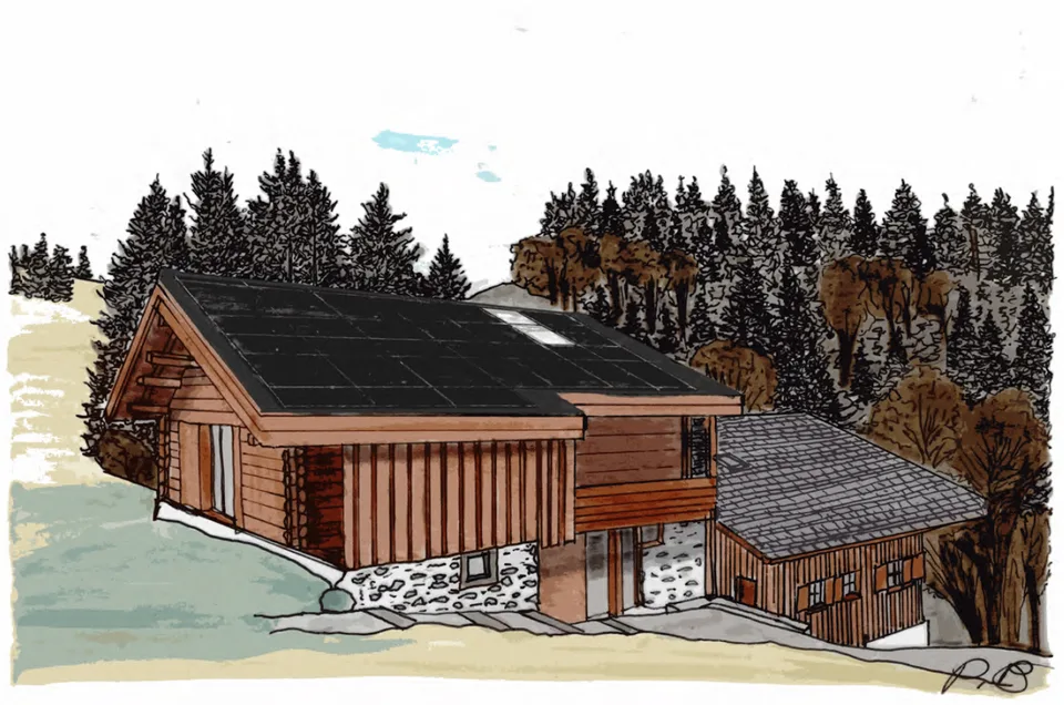 Alleinstehendes historisches Bauernhaus  mit Vorprojekt