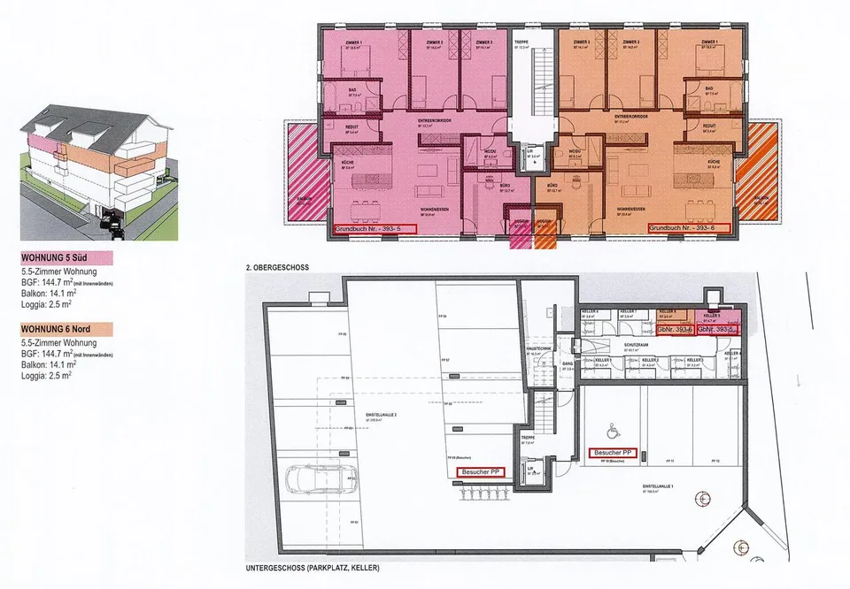 Appartement en propriété de 5,5 pièces avec terrasse et loggia – photo 10 sur 11