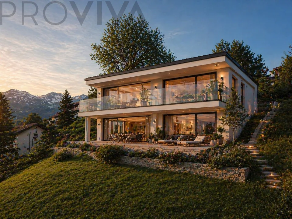 Terreno idilliaco con potenziale edificatorio e vista montana