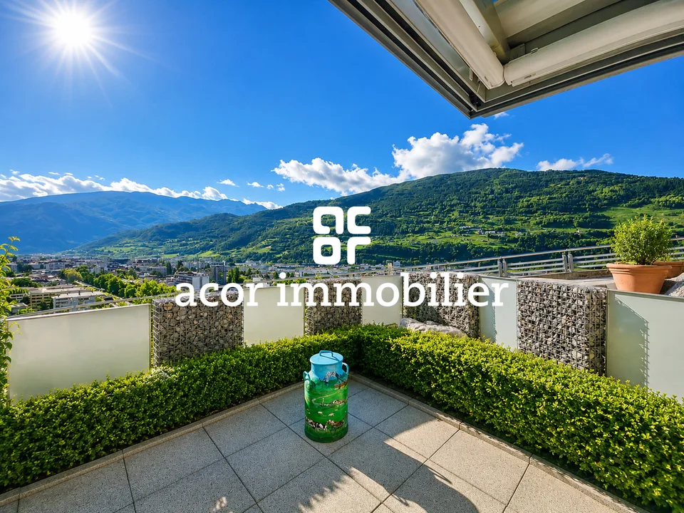 Sion et ses châteaux à vos pieds - Appartement à Gravelone