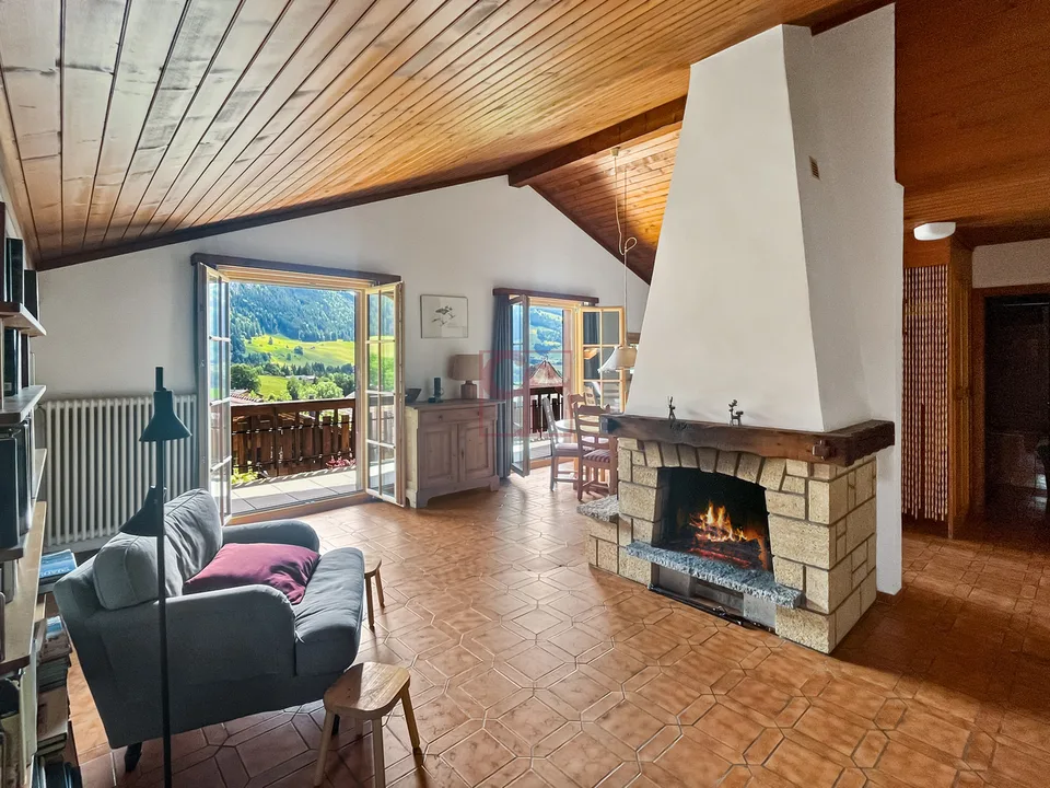 Château-d'Oex - Appartement aux combles