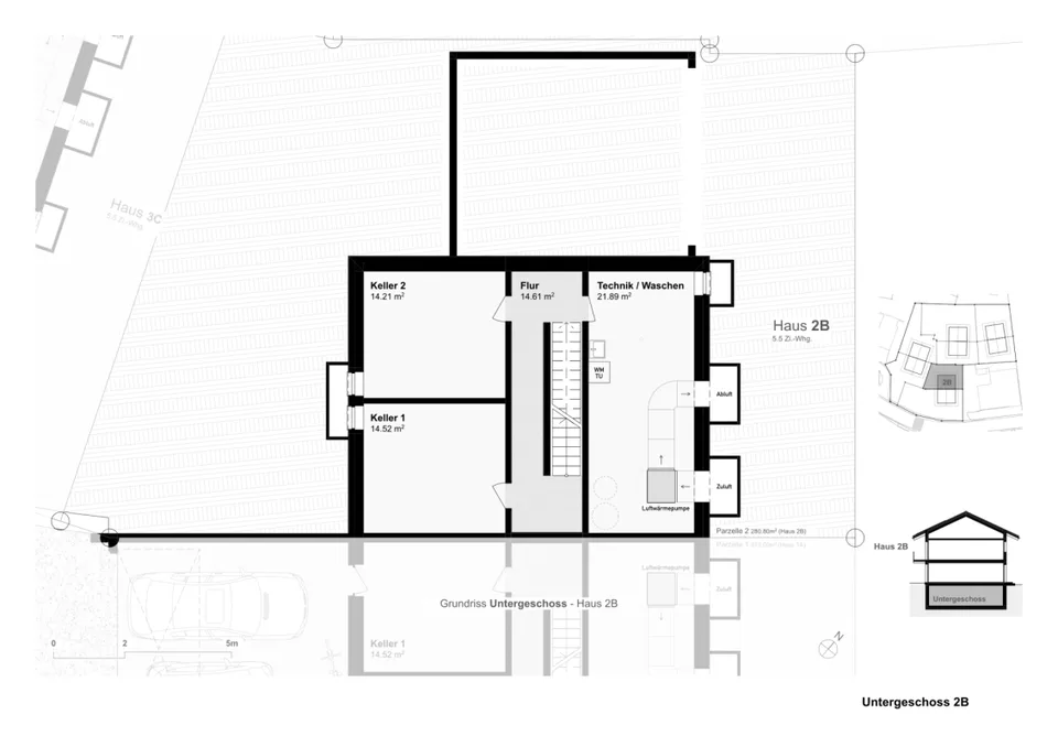 5.5-Zimmer-Doppeleinfamilienhaus als hochwertiger Erstwohnsitz (2B) in Davos Wiesen – Foto 13 von 14