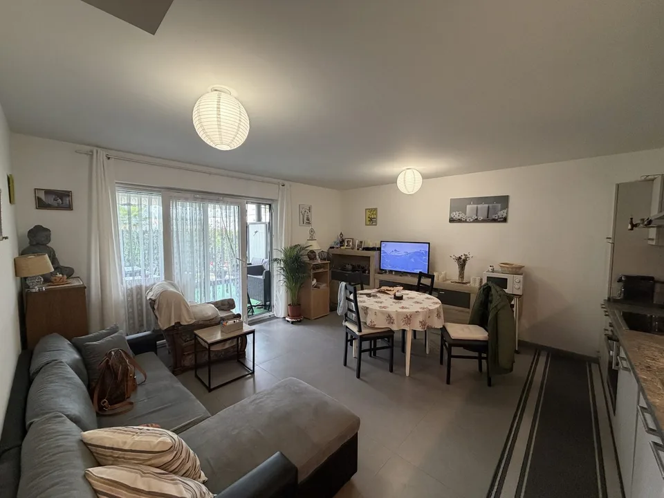 Hochwertige 2-Zimmer-Wohnung mit Terrasse, Garten und zwei Stellplätzen – Blotzheim (Frankreich)