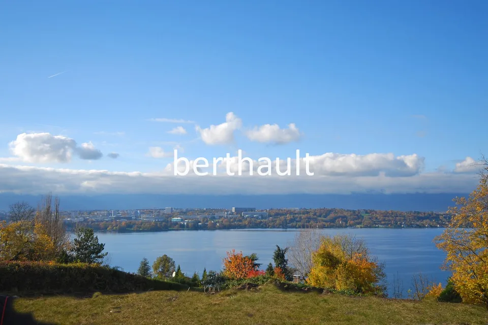 COLOGNY - Magnifique parcelle avec vue lac panoramique