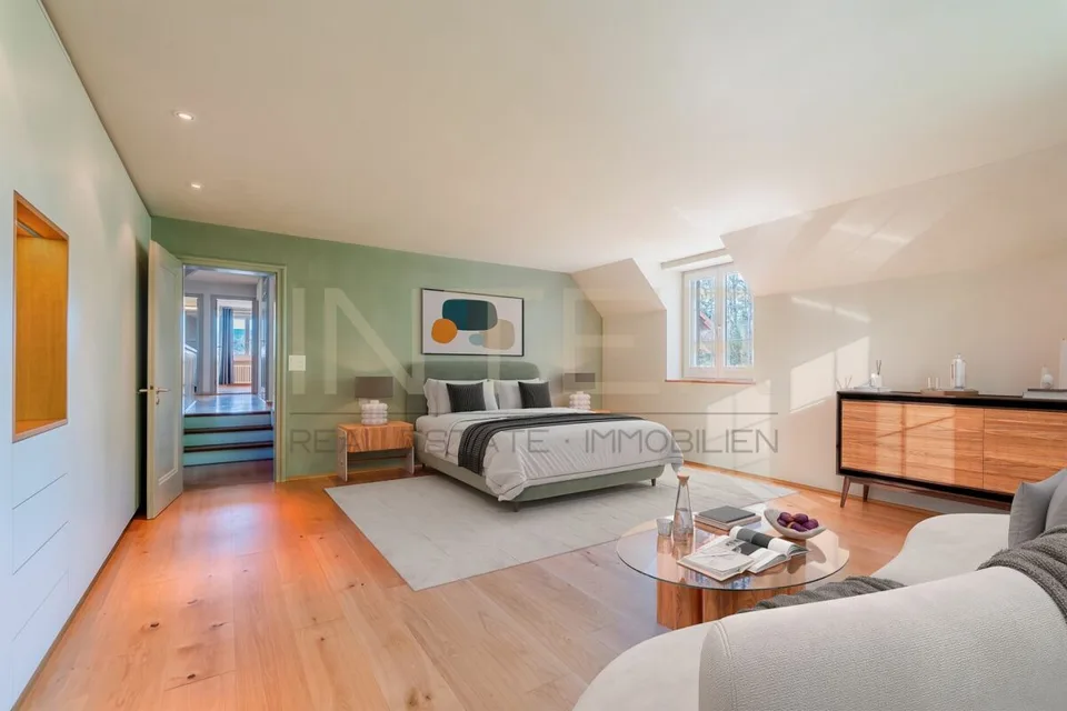 Riservato: Casa unifamiliare di 6,5 locali con 981 m² di terreno, vista lago e potenziale di sviluppo a Oberrieden – foto 14 di 30