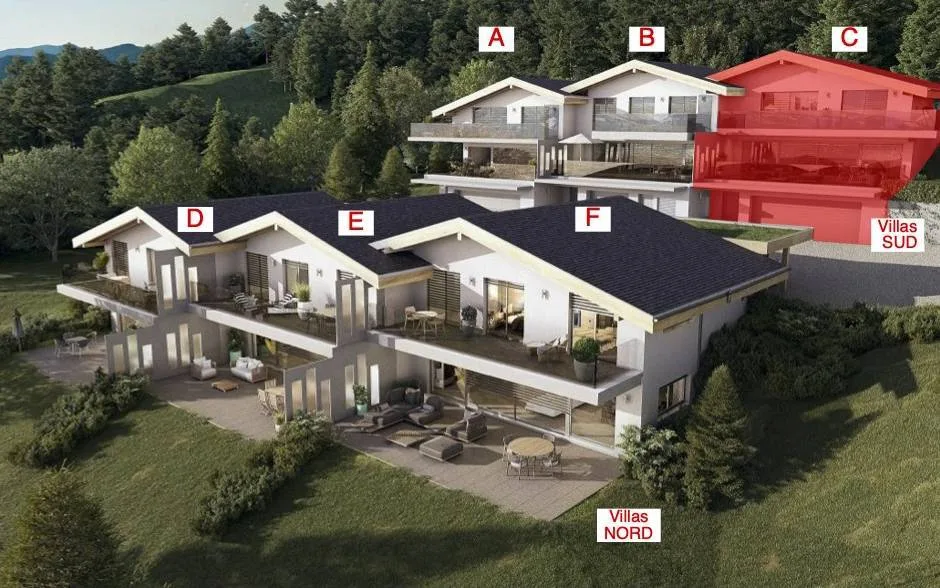 Villa C contigua 5,5 locali a Vex