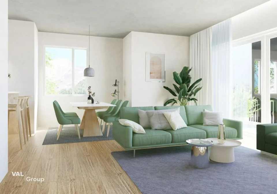 Exklusive Attikwohnung - Wohnen mit alpinem Charme im Tschäggättuhuis