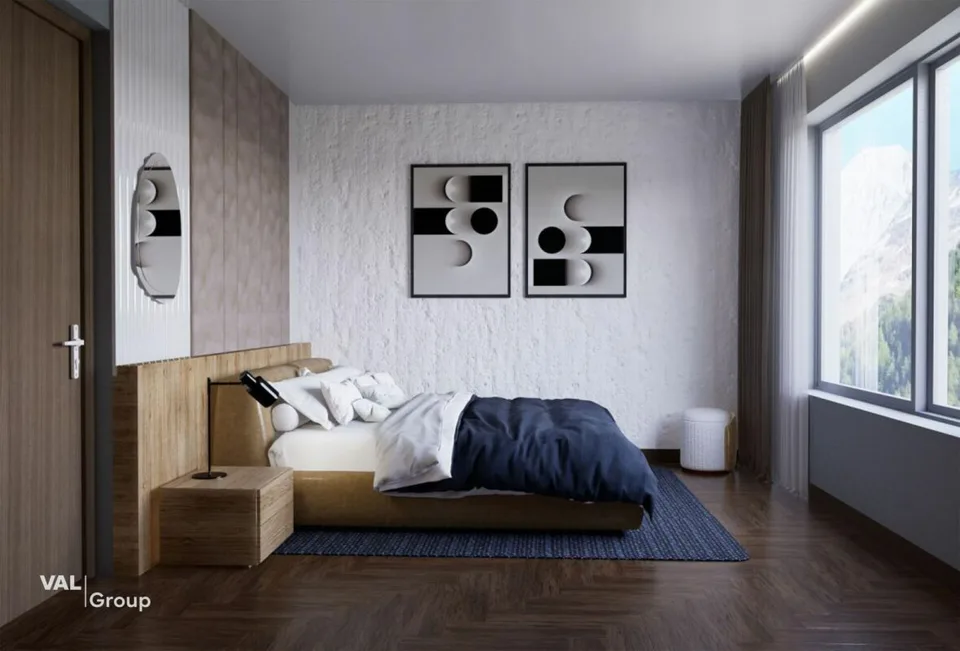 Exklusive Attikwohnung - Wohnen mit alpinem Charme im Tschäggättuhuis