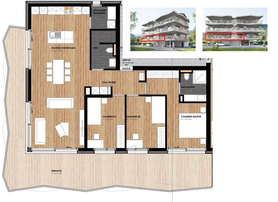 Neue 4.5-Zimmer-Wohnung mit Balkon und schöner Aussicht in Leytron – Foto 15 von 15