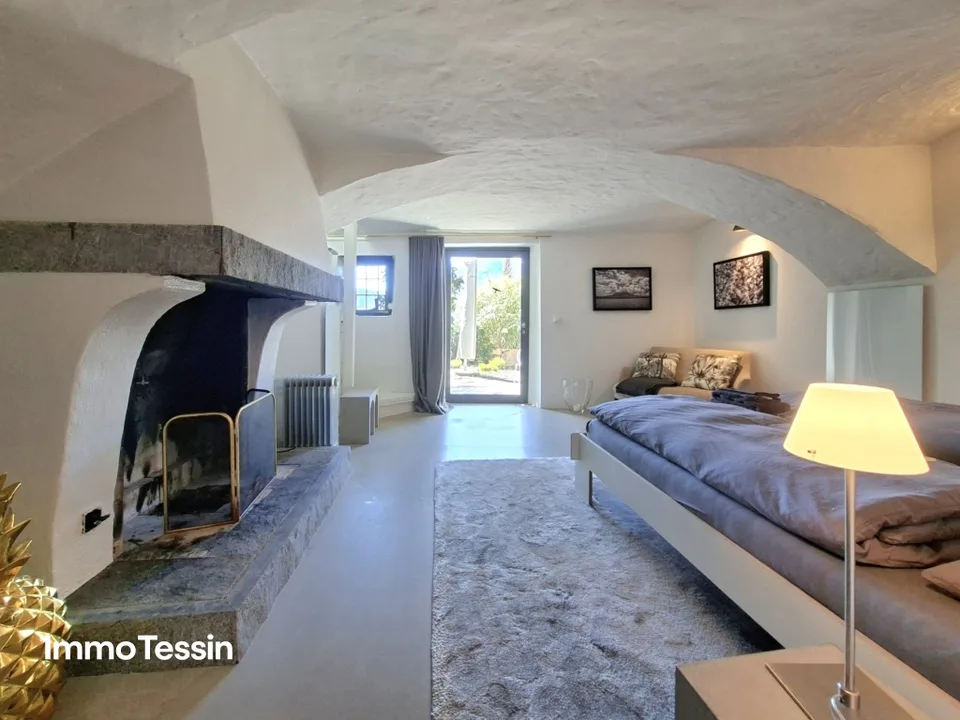 DESIGN RUSTICO: Absolutes Bijou Rustico der Extraklasse an wunderschöner Lage mit Terrasse und Blick auf den Lago Maggiore – Foto 9 von 13