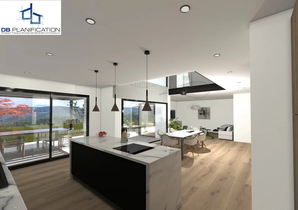 Villa individuale luminosa di 6,5 locali in vendita su progetto ad Alle