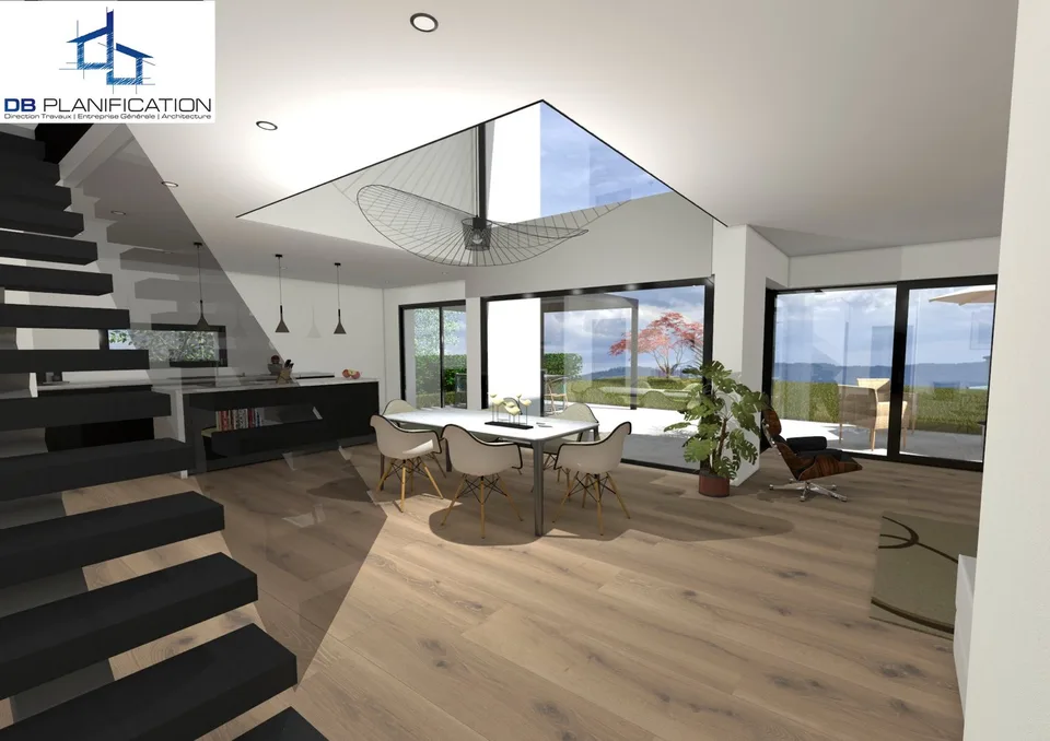 Villa individuale luminosa di 6,5 locali in vendita su progetto ad Alle