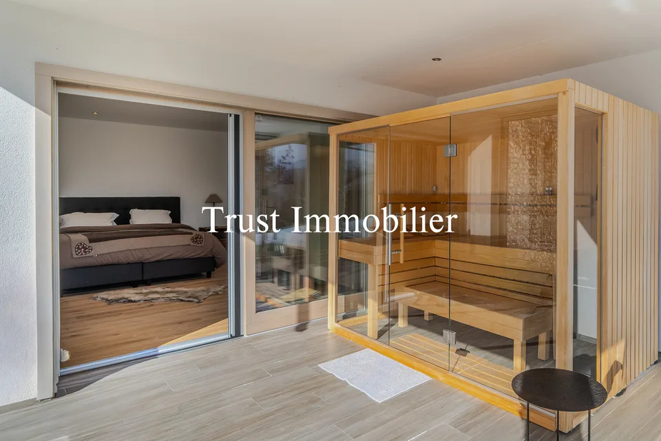 6022.Chalet contemporain lumineux avec vue panoramique, Mayens d'Arbaz