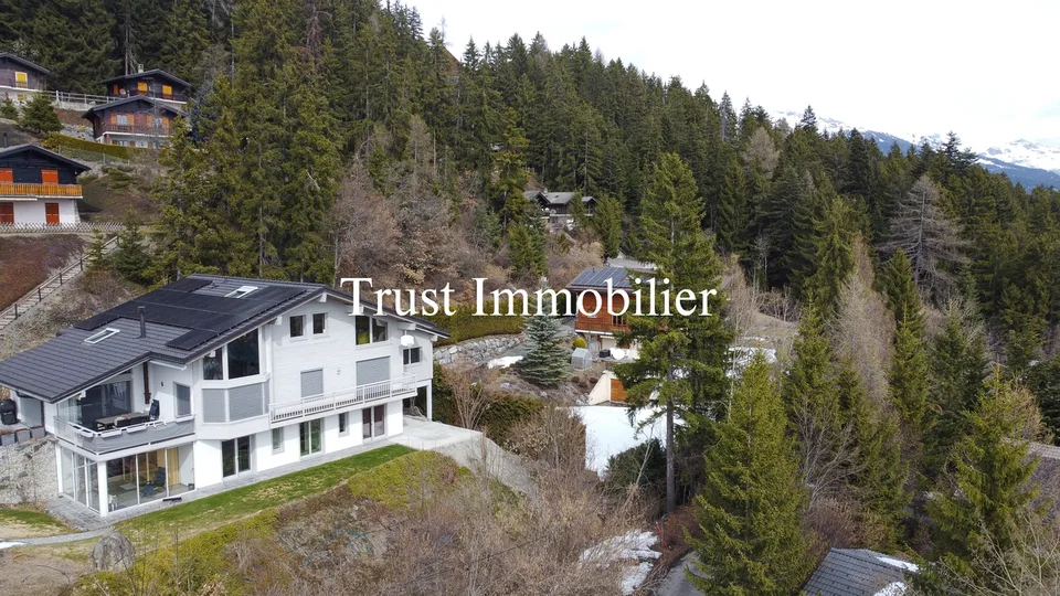 6022.Chalet contemporain lumineux avec vue panoramique, Mayens d'Arbaz – foto 9 di 13