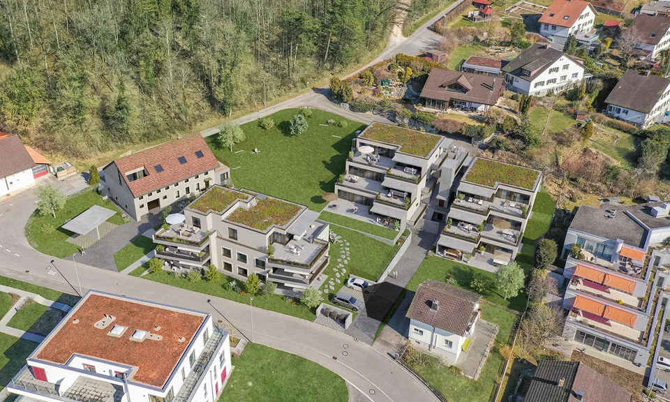 Vivere in una casa nuova in stile fattoria in un appartamento a duplex a Grenchen – foto 12 di 12