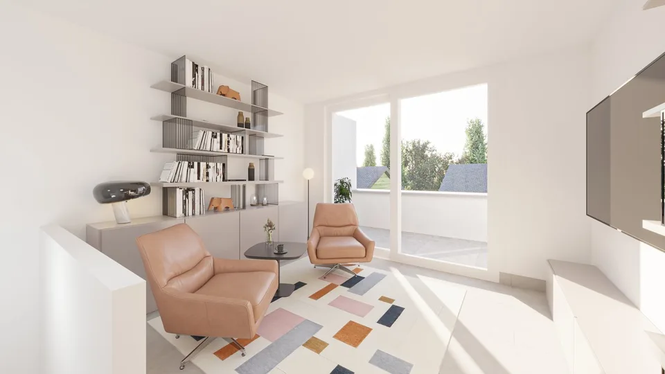 2 Appartement de construction moderne de 3,5 pièces avec balcon à Ziefen