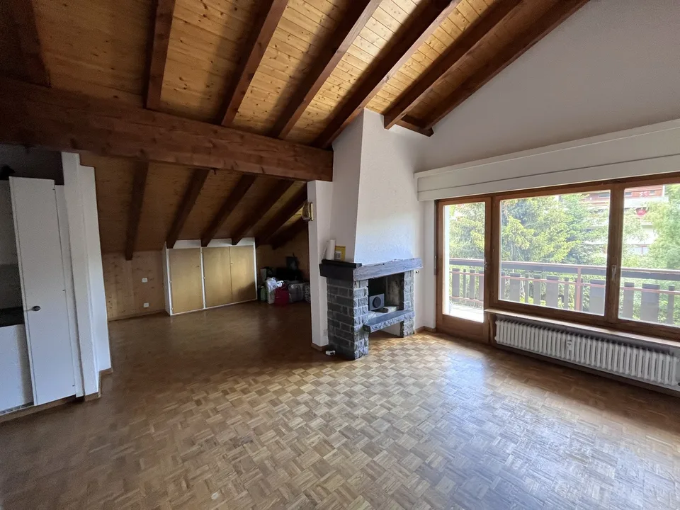 Petit-Vallon B, studio, combles