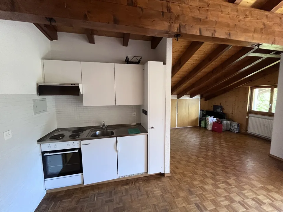 Petit-Vallon B, studio, combles