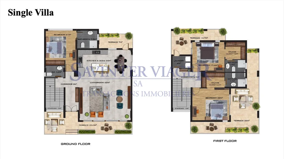Maison individuelle neuve à 1,5 km de la plage
