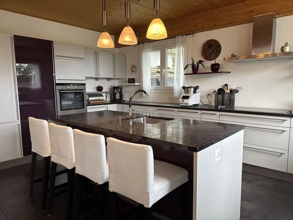 Belle maison familiale avec jacuzzi et joli jardin