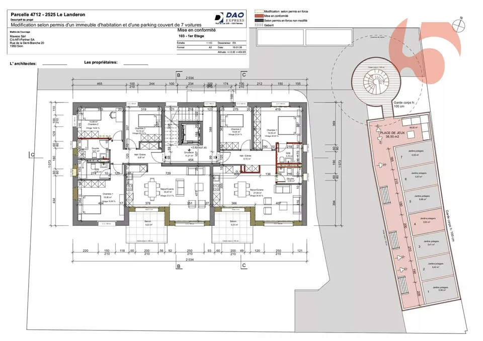 Bereits 5 Parzellen verkauft, darunter das Penthouse! Es bleiben nur noch 2 x 4,5 Zimmer! – Foto 7 von 13