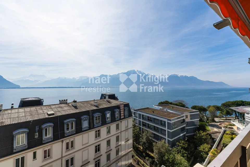 Schönes 3.5-Zimmer-Wohnung direkt am Seeufer in Montreux zu verkaufen