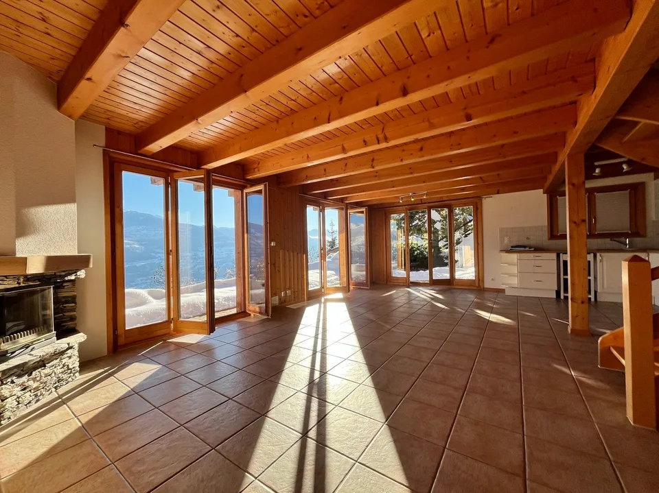 Chalet "Shambhala" - 3.5 pces et 120 m2 - Aven (Conthey) - EXCLUSIVITE