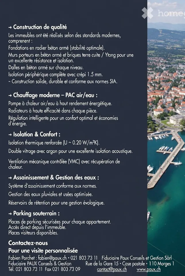 Derniers Lots - Magnifique appartement neuf de 3,5/4 pièces à Orny