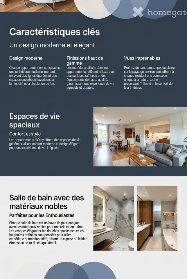 Derniers Lots - Magnifique appartement neuf de 3,5/4 pièces à Orny