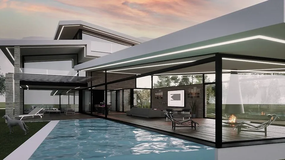 Villa de design très élevé à construire!