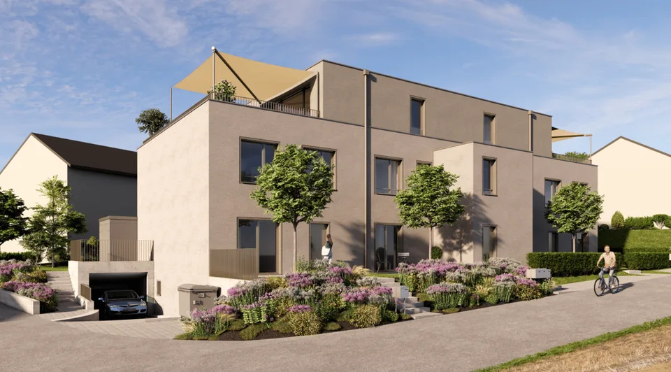 Sviluppo Waldparadies II Riniken con buona connessione di traffico a Brugg, Baden e Zurigo