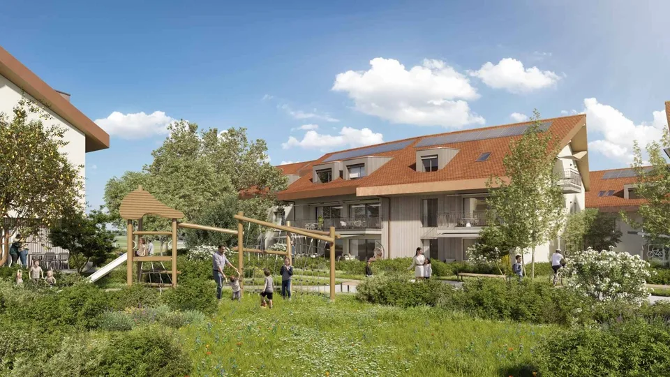 Wohnung mit 4,5 Zimmern im Dachgeschoss mit 12m² Balkon