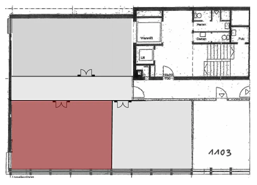 Praktische Bürofläche zu vermieten
