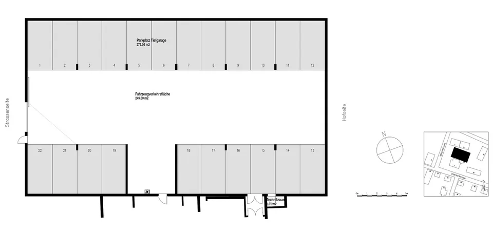 Tiefgaragenplatz am Mönchmattweg in Oberentfelden