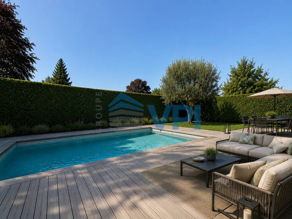 Superbe villa mitoyenne contemporaine entièrement meublée à Veyrier