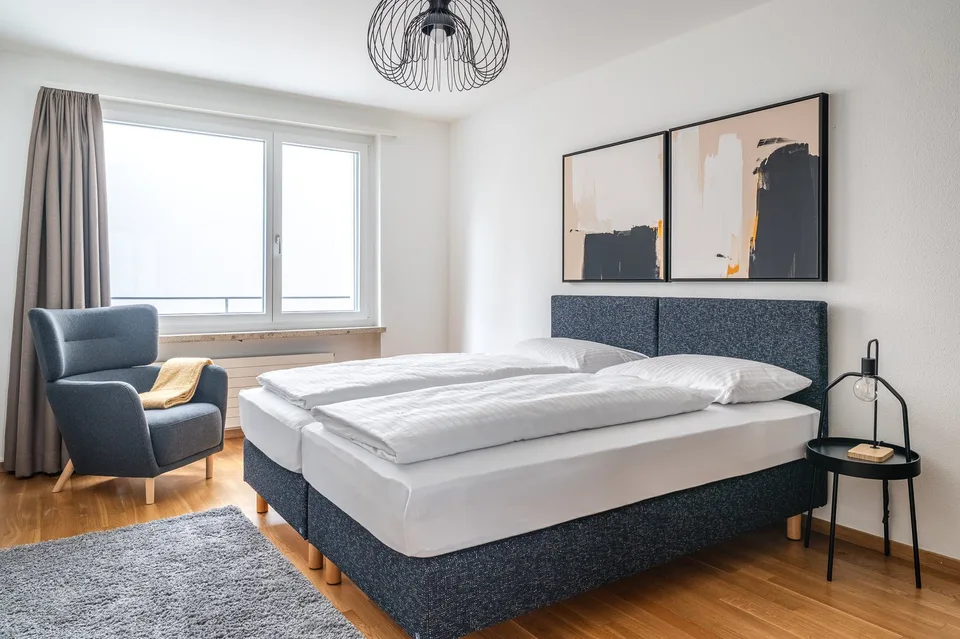Appartement de 3,5 pièces élégant avec balcon près du parc de Kannenfeld